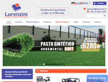 Tablet Screenshot of lorenzini.cl